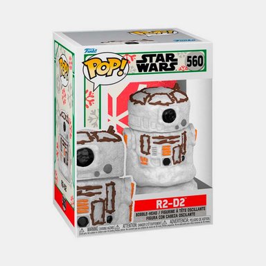 FIGURA COLECCIONABLE FUNKO POP! STAR WARS HOLIDAY R2-D2 (SNOWMAN) - 2