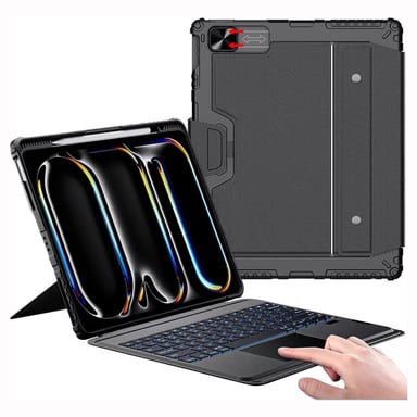 FUNDA BLUETOOTH NILLKIN CON TECLADO IPAD PRO 11 M4 2024 - 1