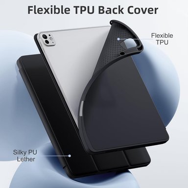 FUNDA IPAD PRO M4 2024 2024 13" CASE SMART BLACK - 5