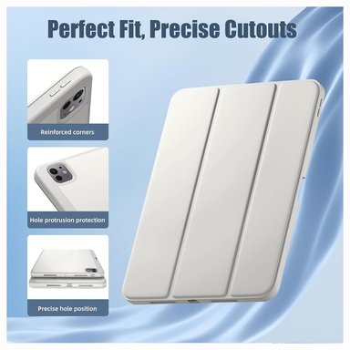 FUNDA IPAD PRO CHIP M4 2024 2024 11" CASE SMART GRIS - 4