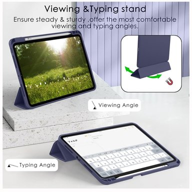 FUNDA IPAD PRO M4 2024 2024 13" CASE SMART AZUL - 4
