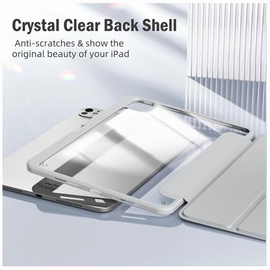 CASE IPAD PRO CHIP M4 2024 2024 11" HIBRIDO GRIS - 5