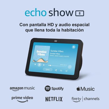 ASISTENTE DE VOZ AMAZON ECHO SHOW 8 3TH GEN ECHO SHOW ALEXA PANTALLA 8' - 2
