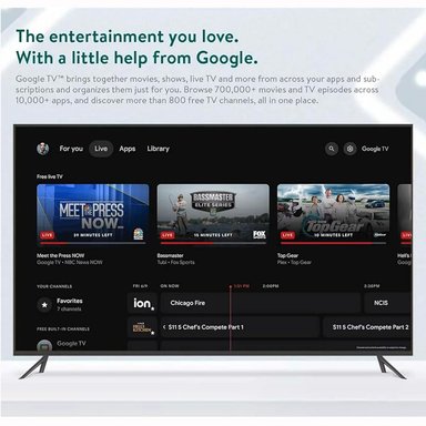 ONN GOOGLE TV  FULL HD STREAMING 8GB 1.5 GB RAM CONTROL DE VOSZ - 3