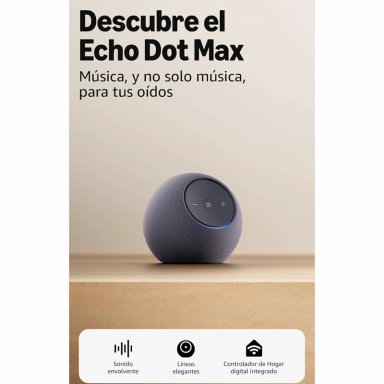 ASISTENTE AMAZON ECHO DOT MAX ALEXA CON SONIDO ENVOLVENTE - 2