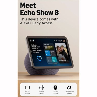 AMAZON ALEXA+ ECHO SHOW 8 (2025) PANTALLA HD 8.7 AUDIO ESPACIAL - 2