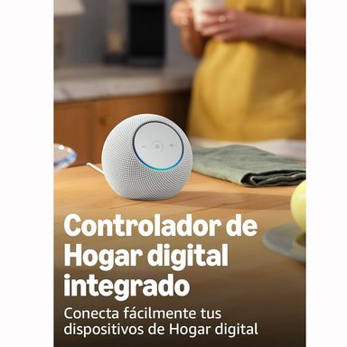 AMAZON ECHO DOT MAX  (2025) ALEXA+  ALTAVOZ INTELIGENTE  - BLANCO GLACIAR - 2