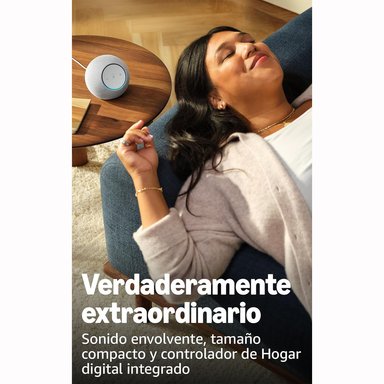 AMAZON ECHO DOT MAX  (2025) ALEXA+  ALTAVOZ INTELIGENTE  - BLANCO GLACIAR - 4