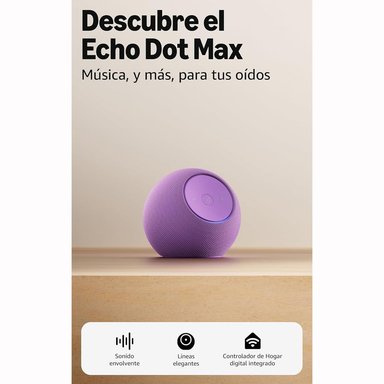AMAZON ECHO DOT MAX ASISTENTE DE VOZ INTELIGENTE - AMATISTA - 2