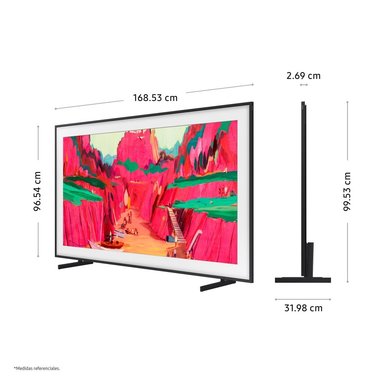 SMART TV SAMSUNG 75' THE FRAME PRO LS03FW BLACK QN75LS03FWGXPE - 3