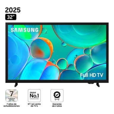 SMART TV SAMSUNG 32' HD H5000F 2025 BLACK UN32H5000FGXPE - 2