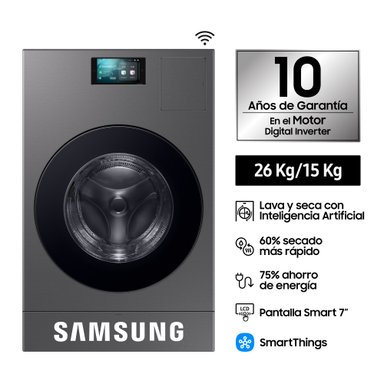 Lavaseca Samsung Bespoke Ai 26Kg / 15Kg Gray WD26DB8995BZPE - 1