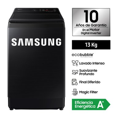Lavadora Samsung EcoBubble™ 13kg Gris WA13CG5441BVPE - 1