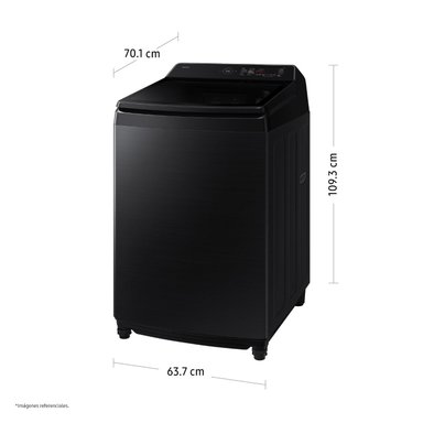 LAVADORA SAMSUNG AI WASH ECOBUBBLE 19KG WA80F19S8BPE - 3