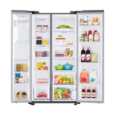 REFRIGERADORA SAMSUNG SIDE BY SIDE 602 L SILVER RS60T5200S9/PE - 5