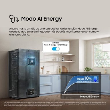 REFRIGERADORA SAMSUNG SIDE BY SIDE 564L SILVER RS57DG4000M9PE - 8