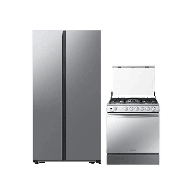 COMBO SAMSUNG REFRIGERADORA 564L + COCINA 5 HORNILLAS F-RS57DG400-01 - 1