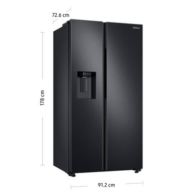 REFRIGERADORA SAMSUNG BLACK SIDE BY SIDE SPACE MAX 602 L RS60T5200B1/PE - 4