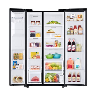 REFRIGERADORA SAMSUNG BLACK SIDE BY SIDE SPACE MAX 602 L RS60T5200B1/PE - 5