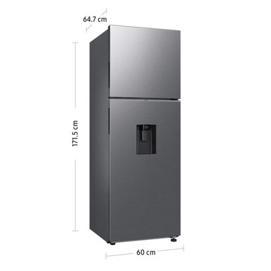 REFRIGERADORA SAMSUNG TOP MOUNT FREEZER 301L SILVER C/DISP. RT31DG5220S9PE - 4