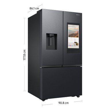 REFRIGERADORA SAMSUNG FRENCH DOOR FAMILY HUB 677L BLACK RF32CG5910B1PE - 4