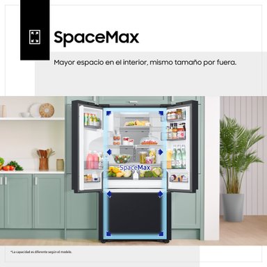 REFRIGERADORA SAMSUNG FRENCH DOOR FAMILY HUB 677L BLACK RF32CG5910B1PE - 9