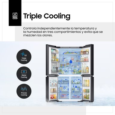 REFRIGERADORA SAMSUNG FDR FAMILY HUB AI 699L WHITE RF29DB995012PE - 9
