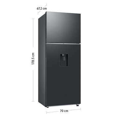 REFRIGERADORA SAMSUNG TOP FREEZER 394 L BLACK RT42DG6770B1PE - 4