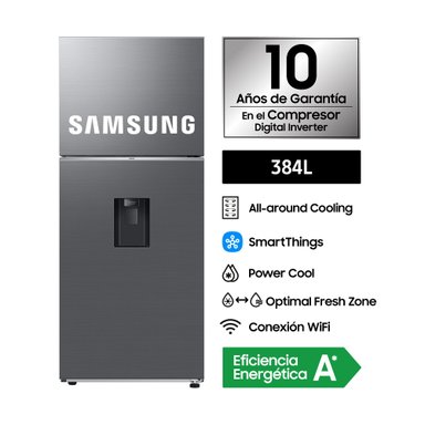 REFRIGERADORA SAMSUNG TOP MOUNT FREEZER 384L BLACK C/DISP. RT38DG6730S9PE - 3