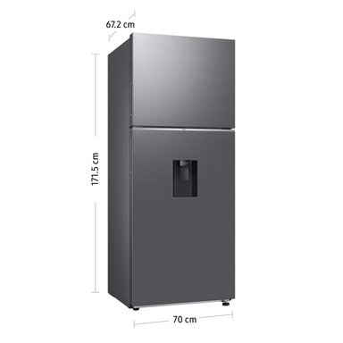 REFRIGERADORA SAMSUNG TOP MOUNT FREEZER 384L BLACK C/DISP. RT38DG6730S9PE - 4
