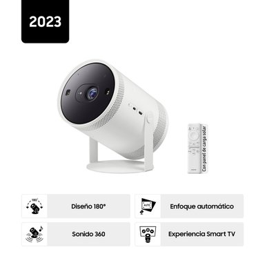 PROYECTOR PORTÁTIL SAMSUNG THE FREESTYLE 2DA GEN CLOUD WHITE SP-LFF3CLAXXPE - 3