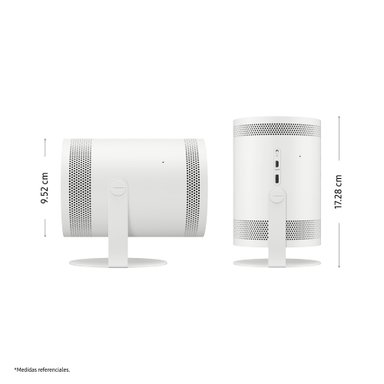 PROYECTOR PORTÁTIL SAMSUNG THE FREESTYLE 2DA GEN CLOUD WHITE SP-LFF3CLAXXPE - 4