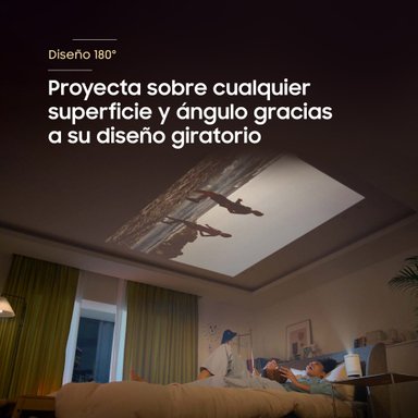 PROYECTOR PORTÁTIL SAMSUNG THE FREESTYLE 2DA GEN CLOUD WHITE SP-LFF3CLAXXPE - 6