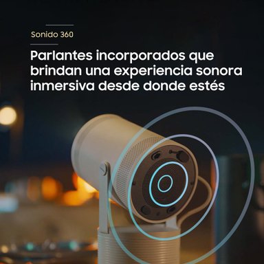 PROYECTOR PORTÁTIL SAMSUNG THE FREESTYLE 2DA GEN CLOUD WHITE SP-LFF3CLAXXPE - 8