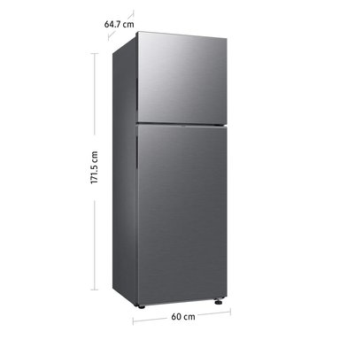 REFRIGERADORA SAMSUNG TOP MOUNT FREEZER 304L SILVER S/DISP. RT31DG5120S9PE - 4