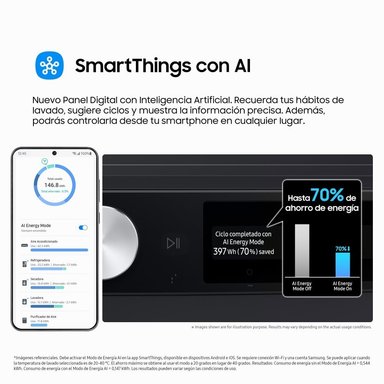 LAVASECA SAMSUNG BESPOKE AI 12KG/8KG BLACK WD12FG6B34BBPE - 7