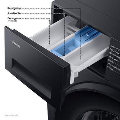 Lavadora Samsung 10.5Kg Bespoke AI Black WW10DG5U34ABPE - 7