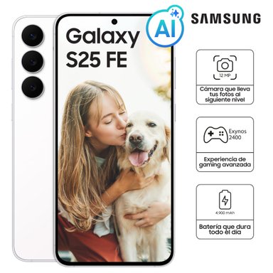 CELULAR SAMSUNG GALAXY S25 FE WHITE 128GB SM-S731BZWLLTP - 3