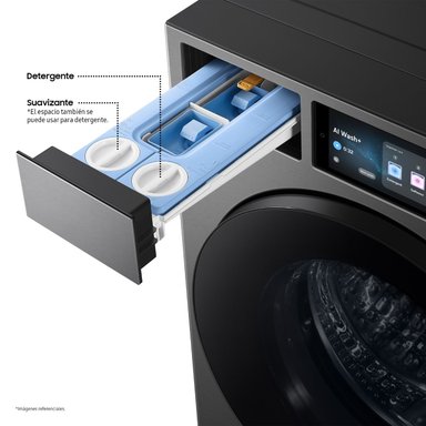 Lavadora Samsung Bespoke AI 25Kg Gray WF90F25ADSPE - 6
