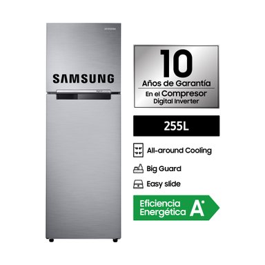REFRIGERADORA SAMSUNG TOP FREEZER 255L SILVER RT25FARADS8/PE - 2