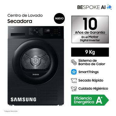Secadora Samsung Bespoke AI 9Kg 9 kg Negro DV90CGC2A0ABPE - 3