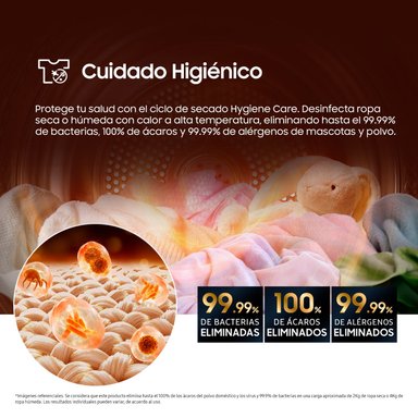 Secadora Samsung Bespoke AI 9Kg 9 kg Negro DV90CGC2A0ABPE - 9