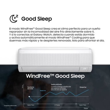 AIRE ACONDICIONADO SAMSUNG 12,000BTU/HR BESPOKE AI WINDFREE AR70F12D1EW/PE - 10