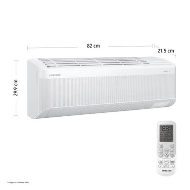 AIRE ACONDICIONADO SAMSUNG 12,000BTU/HR BESPOKE AI WINDFREE AR70F12D1EW/PE - 4