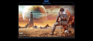 MONITOR SAMSUNG 27' GAMING ODYSSEY G5 QHD BLACK LS27FG530ELXPE - 9