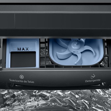 LAVADORA SAMSUNG BUBBLE SMART 22KG BLACK WA22A8377GV/PE - 6