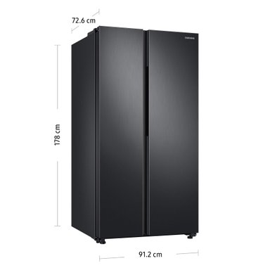 REFRIGERADORA SAMSUNG SIDE BY SIDE BLACK RS64T5B00B1/PE - 3