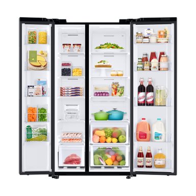 REFRIGERADORA SAMSUNG SIDE BY SIDE BLACK RS64T5B00B1/PE - 4