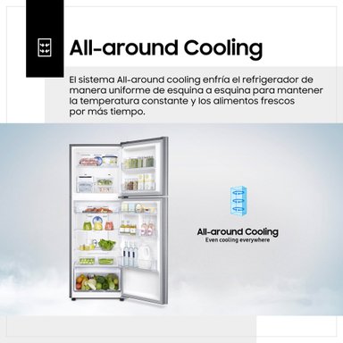 REFRIGERADORA SAMSUNG TOP FREEZER 234L SILVER RT22FARADS8/PE - 7