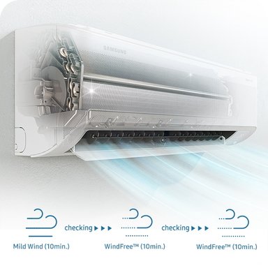 AIRE ACONDICIONADO SAMSUNG 18,000BTU/H BESPOKE AI WINDFREE FRIO AR60H18C1DW/PE - 10